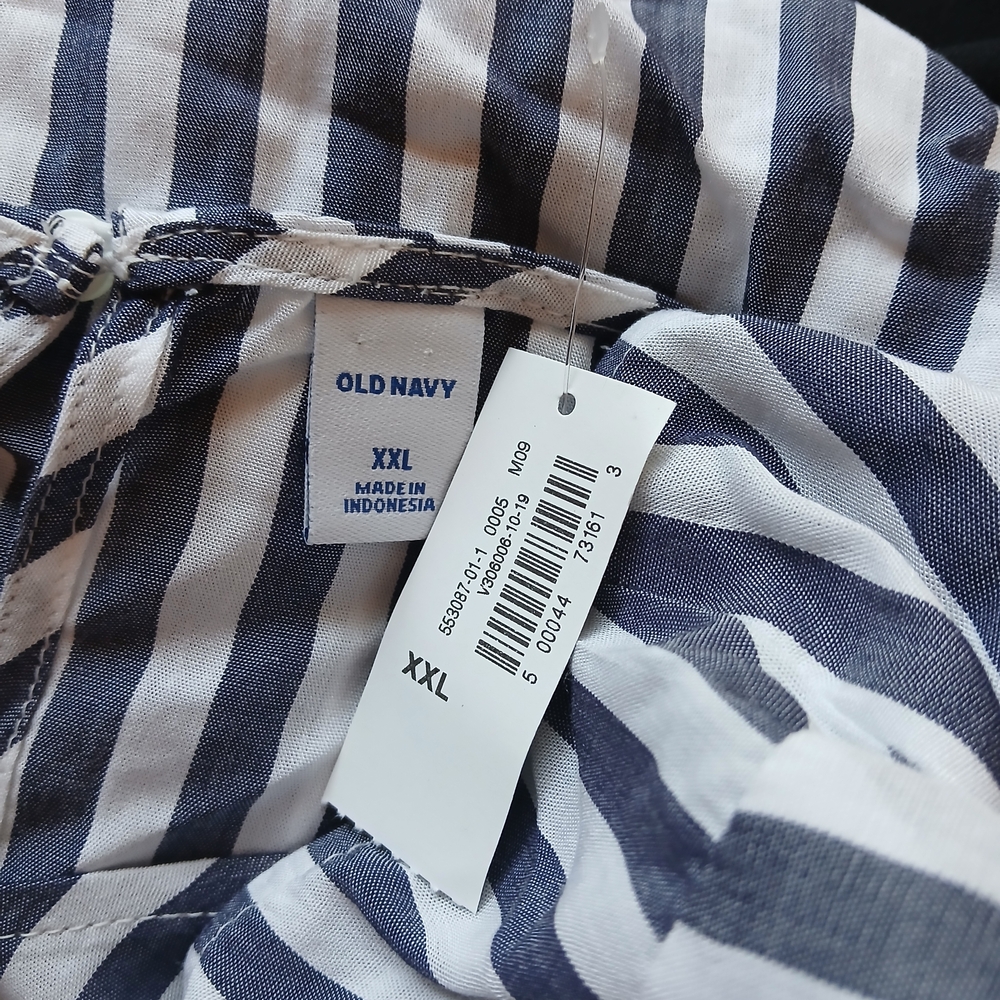 Old Navy Striped Sleevelees Top Size XXL NWT - Picture 3 of 5